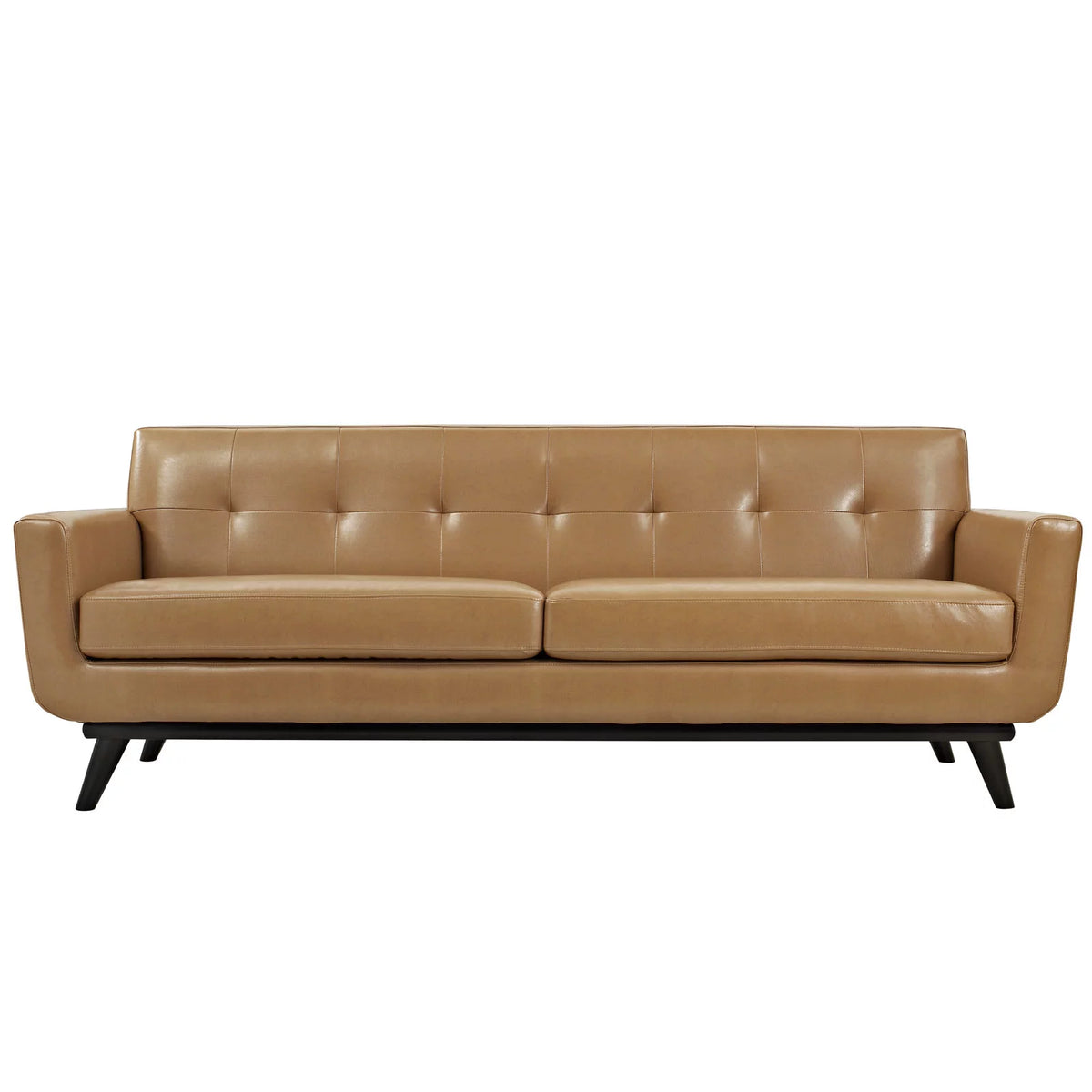 Brown Leather Sofa I80888