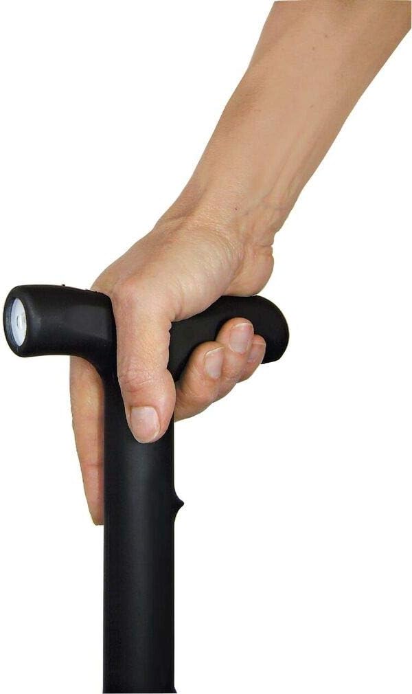 Walking Cane with Stun Device and LED Flashlight U825133