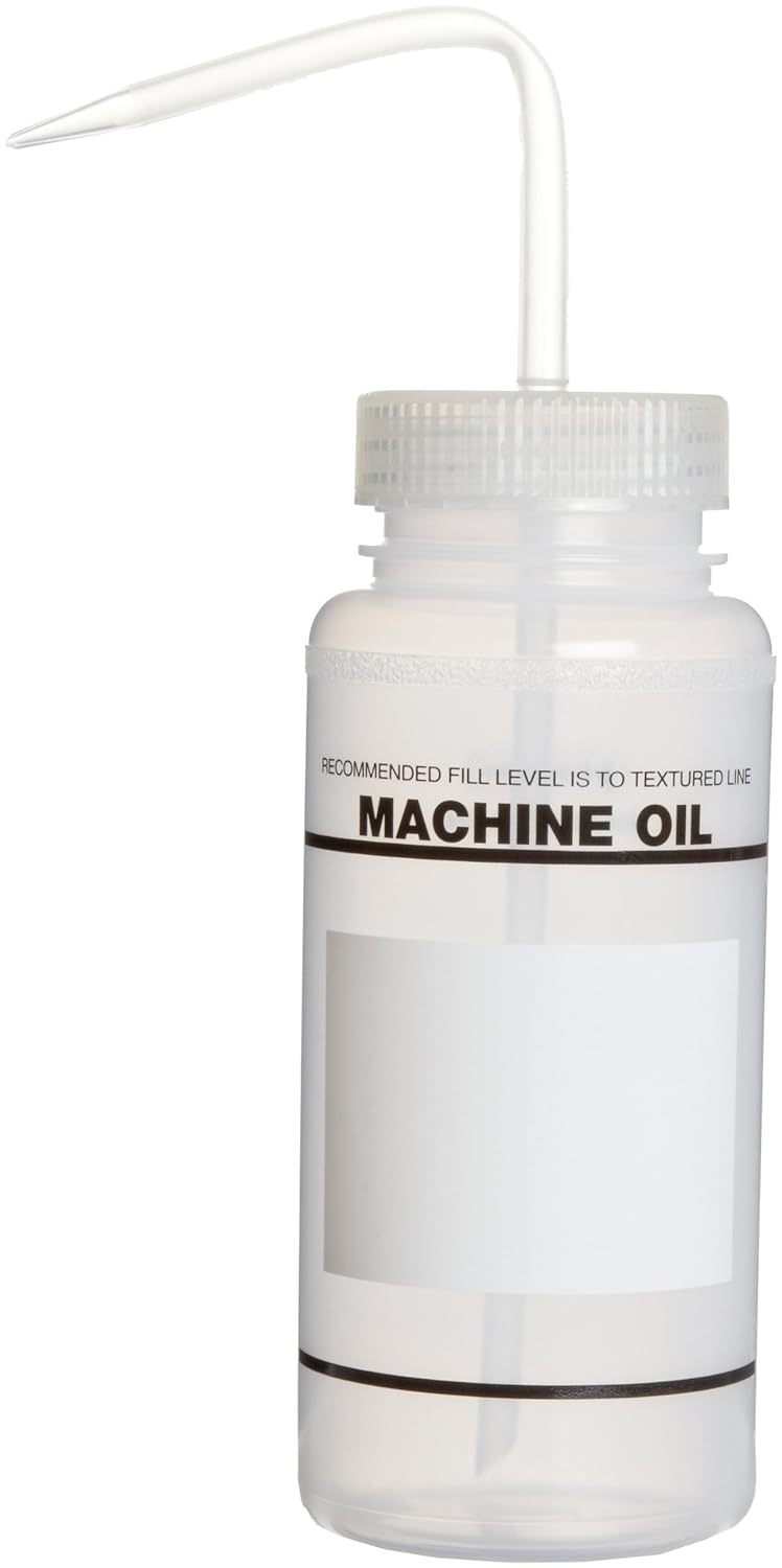 1000ml Polyethylene Wash Bottles with Blue Cap Pack of 6 D927