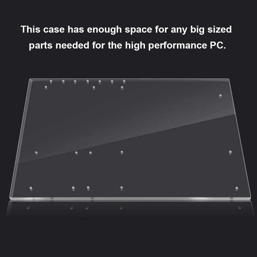 Transparent Acrylic Open Frame Computer Case Pack of 2 V5749