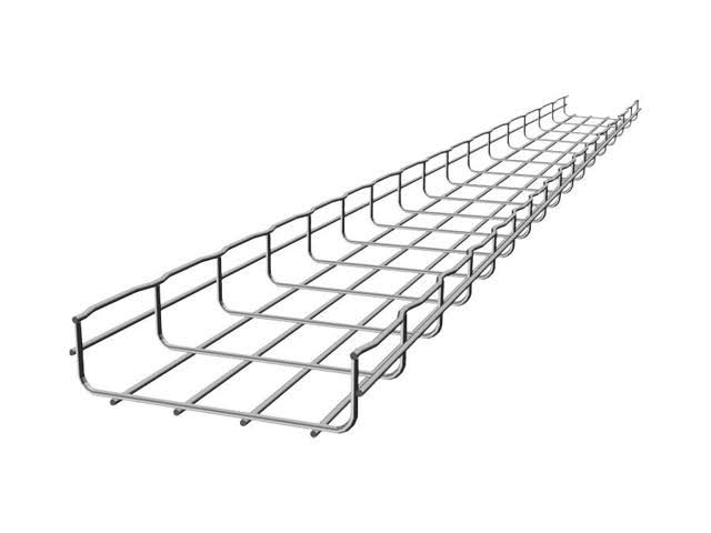 Wire Mesh Cable Tray, 12x2In, 10 ft V939