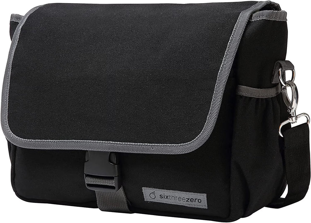 Black Waterproof Bicycle Pannier Bag with Shoulder Strap Y867