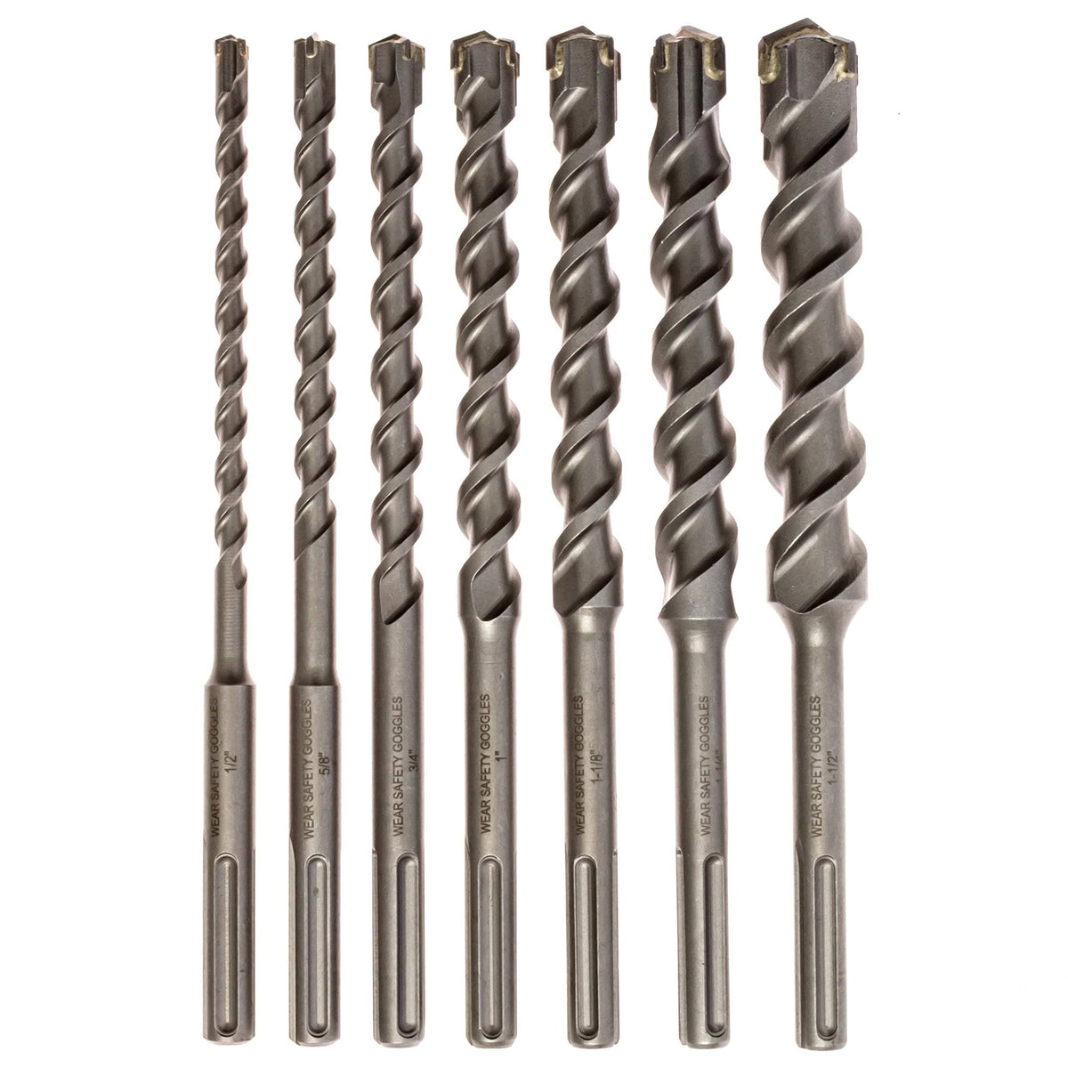 7-Piece Carbide Tipped Masonry Drill Bit Set L8496