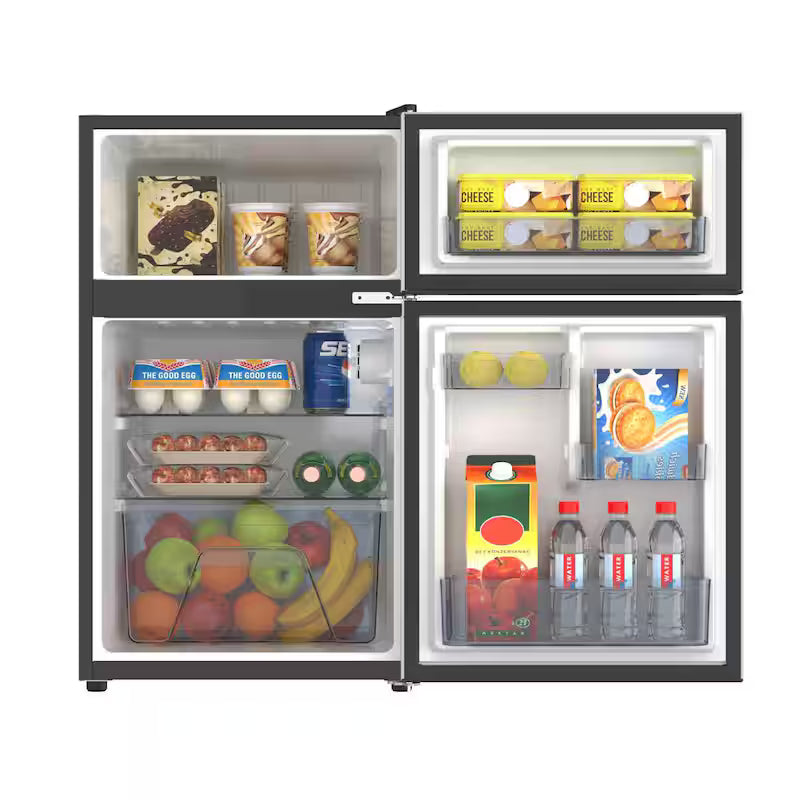 2-Door Mini Refrigerator with Freezer Z48044