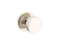 Passage Round Knob with Disk Rose, Bright Nickel V72451