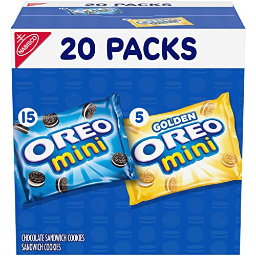 Mini Mix Sandwich Cookies Variety Pack, 20 Snack Packs X762