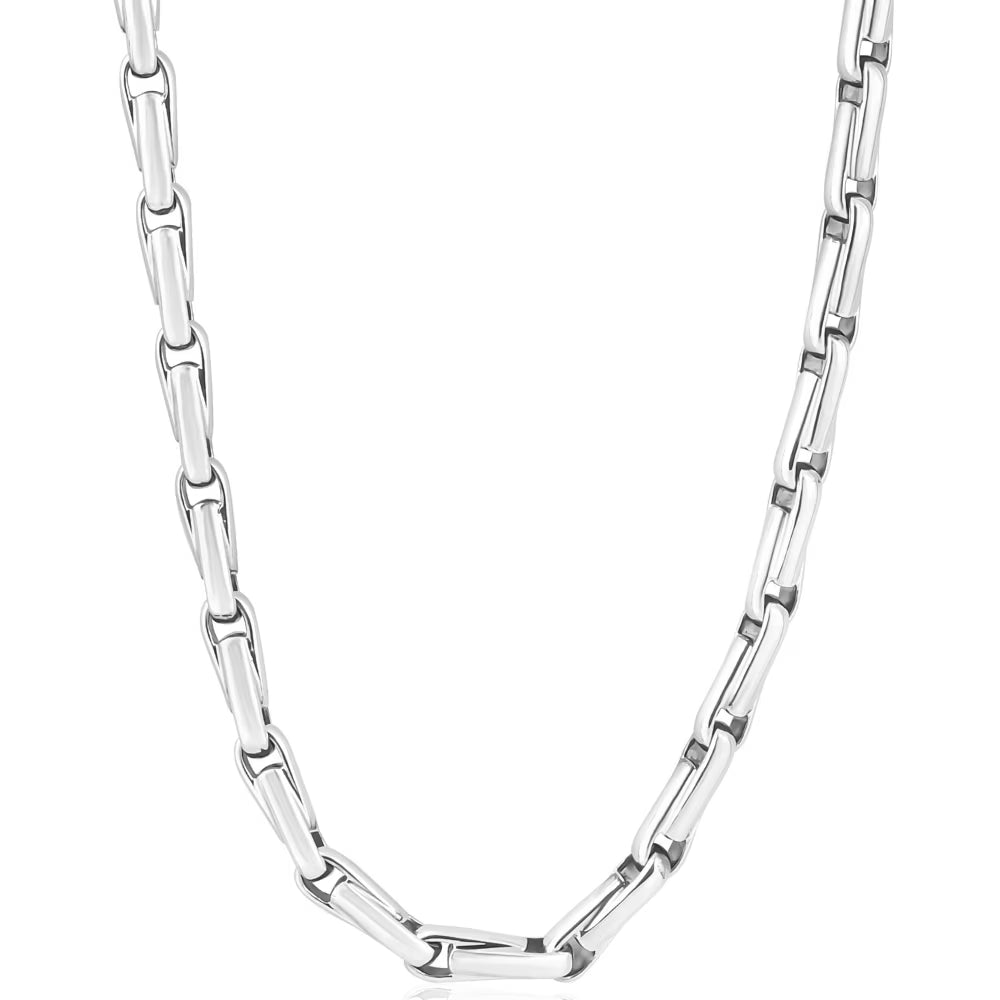 14k Gold 5.5mm Link Chain Necklace 22" S96241