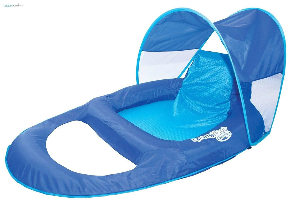 2 Pack Pool Float Recliner with Canopy D998118