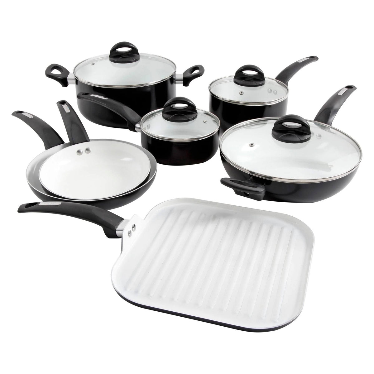 11-Piece Aluminum Cookware Set K346869