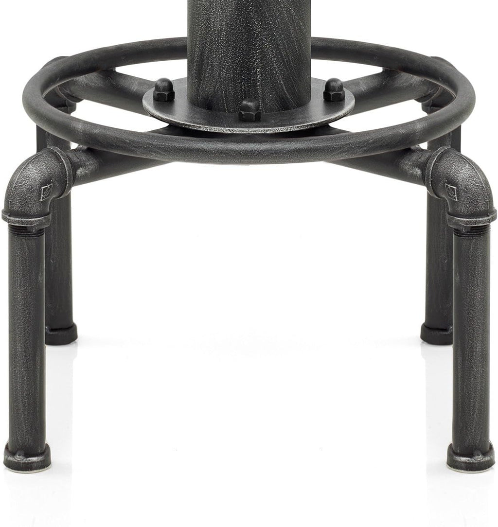 Adjustable Height Solid Wood Barstool Set of 2 H583742