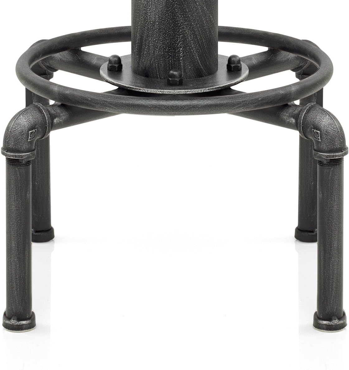 Adjustable Height Solid Wood Barstool Set of 2 H583742