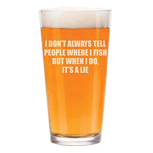 16 oz Beer Pint Glass E2342