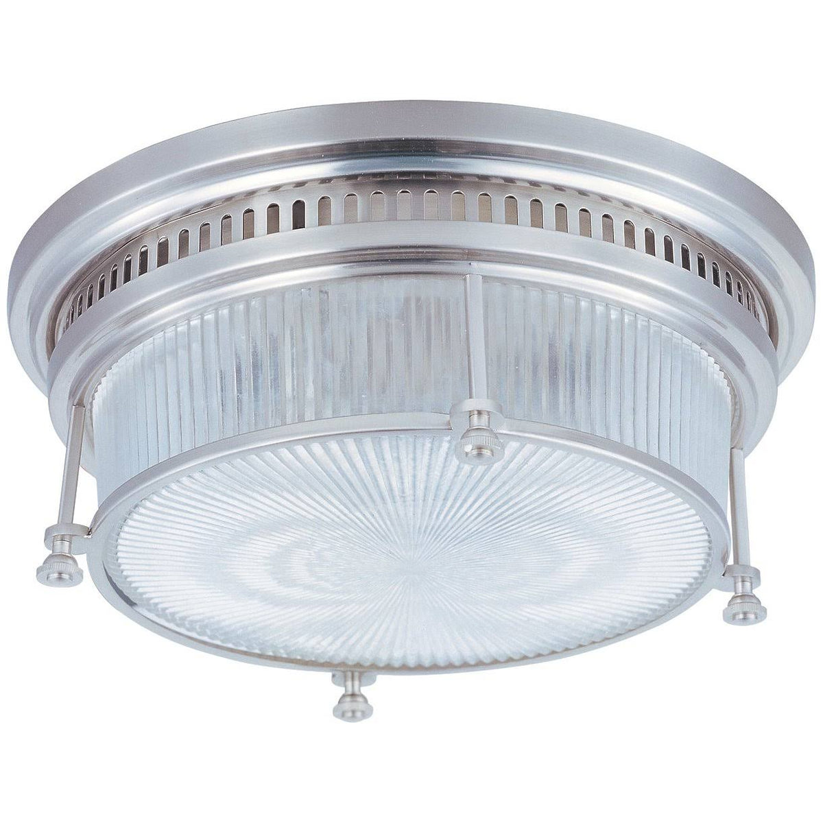 2 Light Bulb Fixture with Satin Nickel Finish Metal Medium Bulbs 13 inch R37536