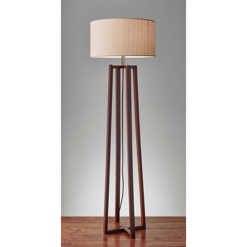 Walnut Floor Lamp I7232