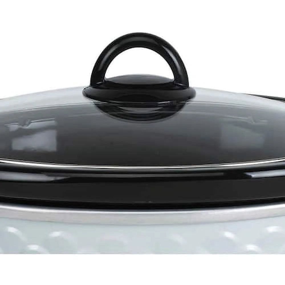 4.5 Qt. Pearl Slow Cooker with Tempered Glass Lid G8102