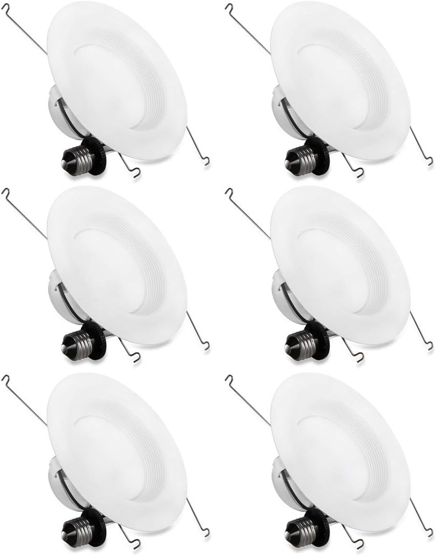 12 Pack 5/6 inch Dimmable LED Recessed Lighting 5000K Daylight White C264350