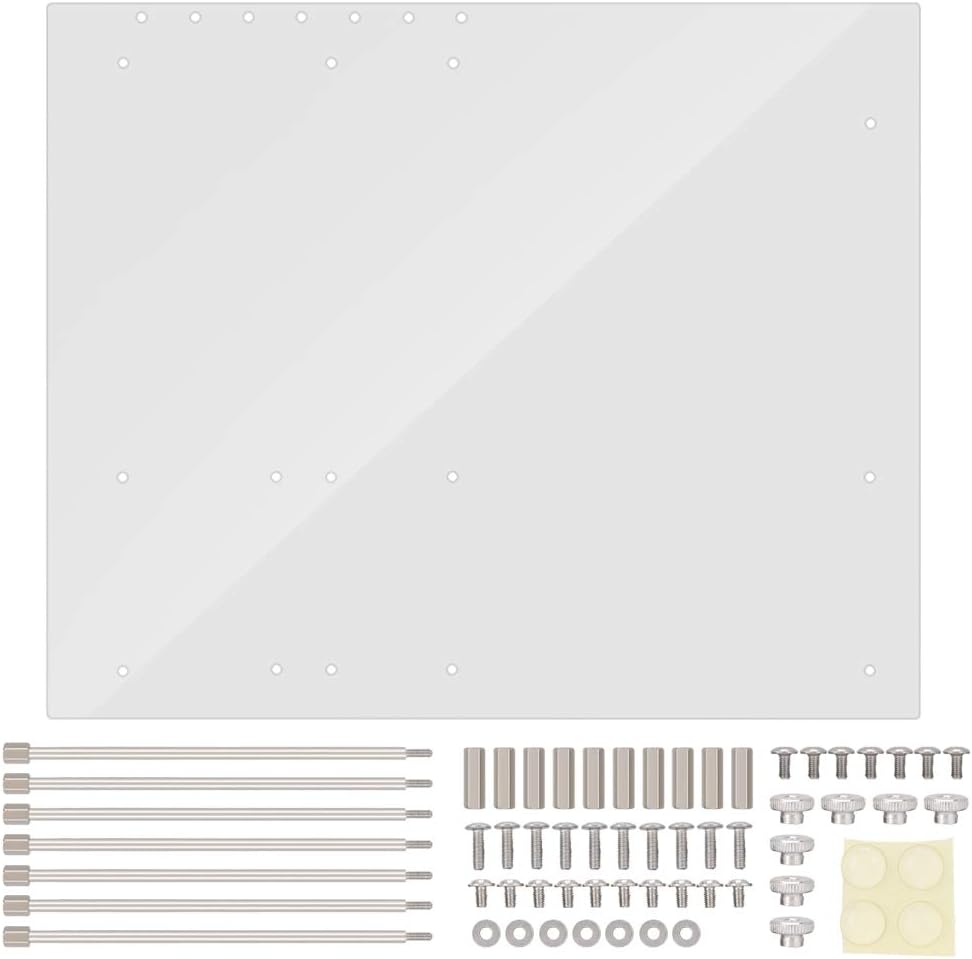 Transparent Acrylic Open Frame Computer Case Pack of 2 V5749