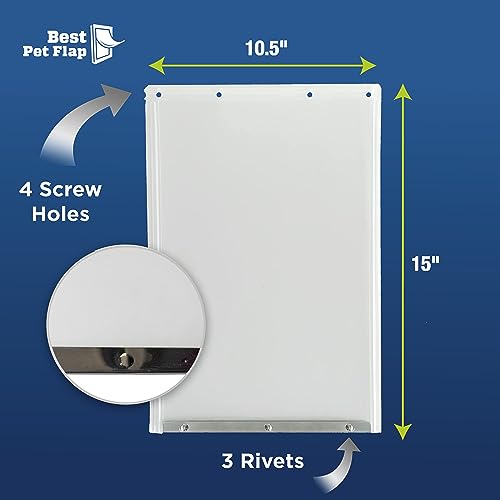 10.5" x 15" Replacement Dog Door Flap C311834