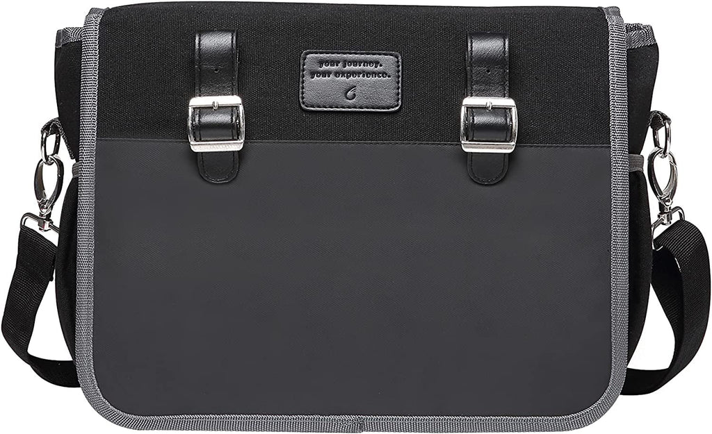 Black Waterproof Bicycle Pannier Bag with Shoulder Strap Y867