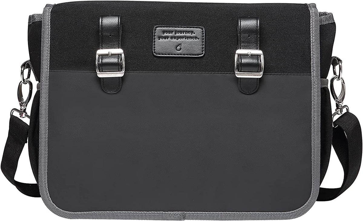 Black Waterproof Bicycle Pannier Bag with Shoulder Strap Y867