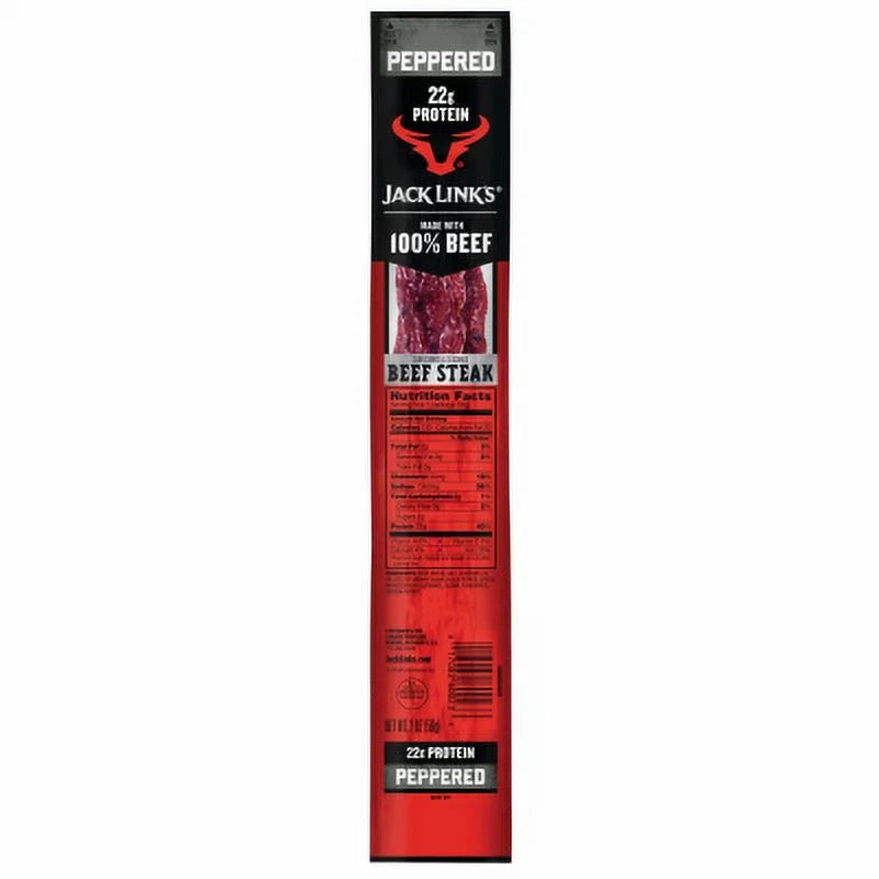 2 OZ Peppered Beef Steak Jerky A8195