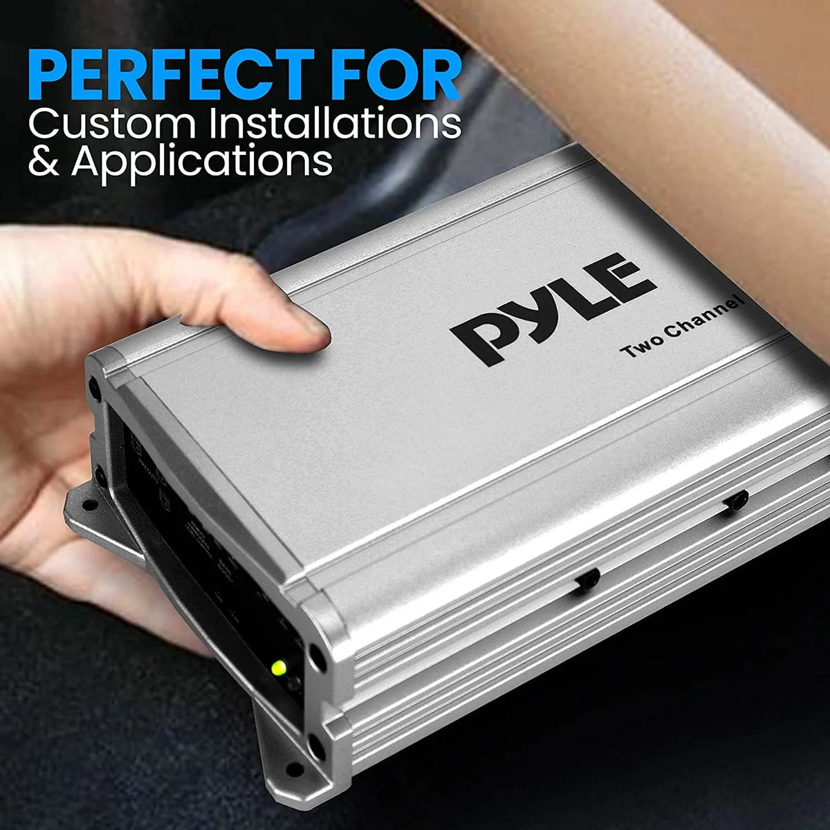 2 Channel Weather Resistant Class D Compact Audio Amplifier Q8583