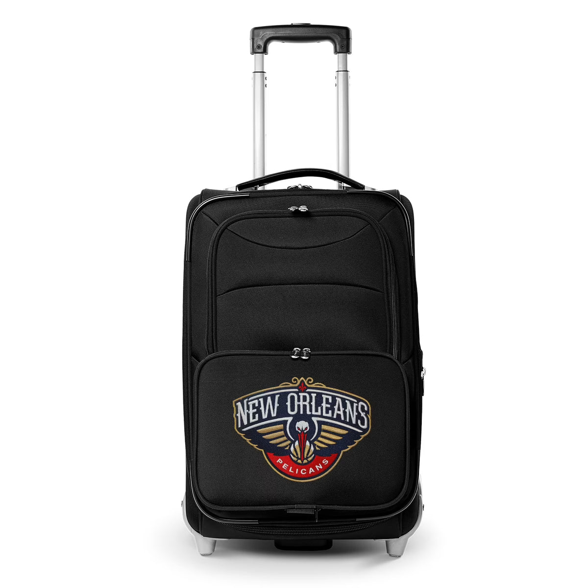 Black Softside Rolling Carry-On Suitcase J8498