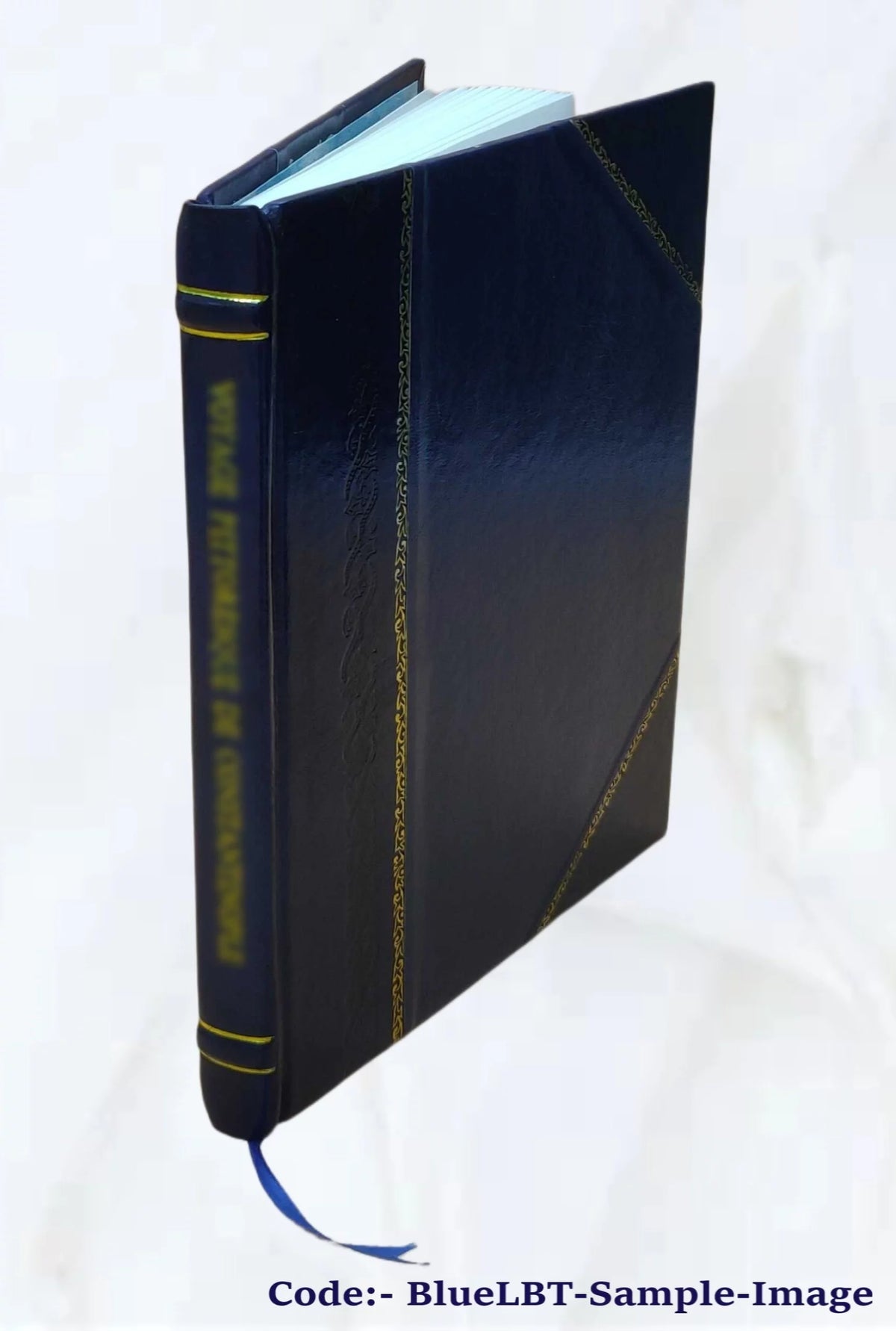 1922 Leather Bound Annual Report E5679