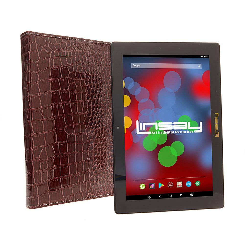 10.1 inch Quad Core IPS Screen Tablet 16GB with Leather Keyboard Case C864