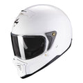 Solid White Motorcycle Helmet F1058