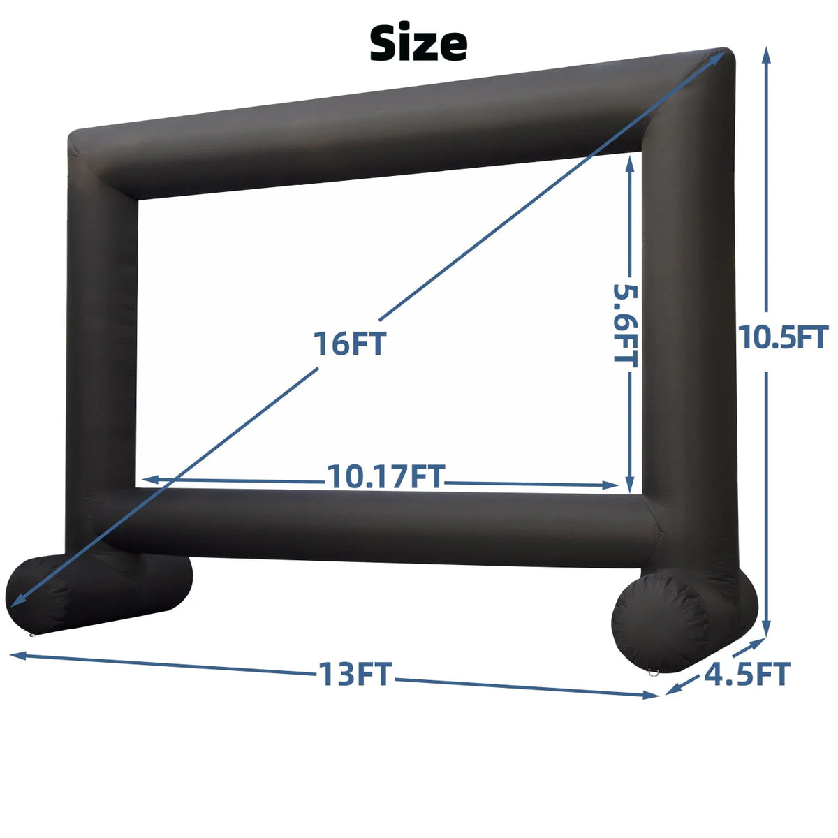 16ft Inflatable Outdoor Projector Screen N346435