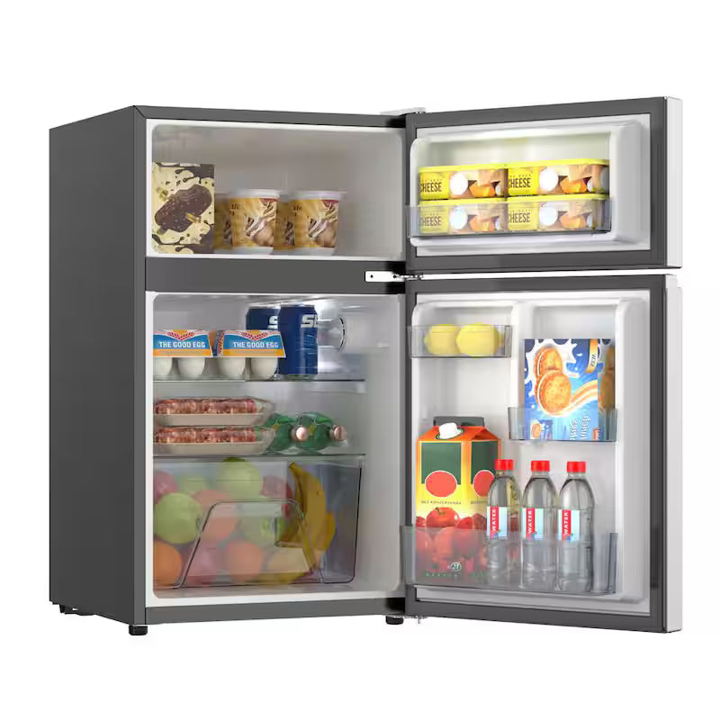 2-Door Mini Refrigerator with Freezer Z48044