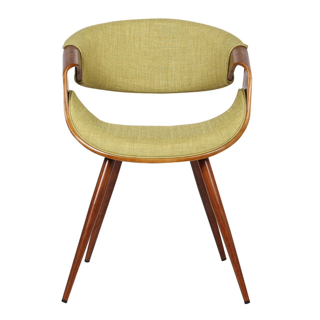 Fabric Dining Chair in Walnut and Charcoal I95731