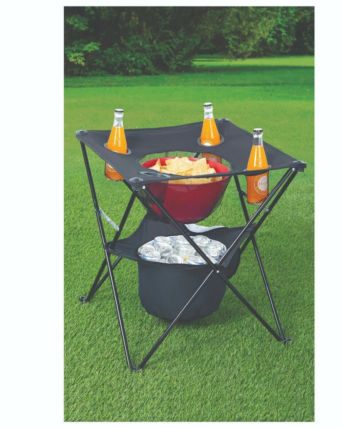 Portable Camping Side Table Folding with Carry Case D931232