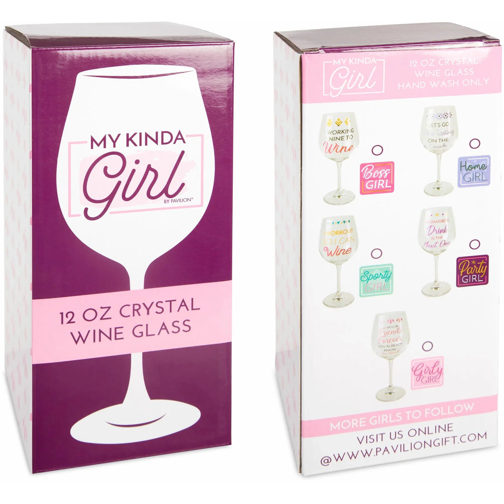 12 oz Crystal Wine Glass W60257