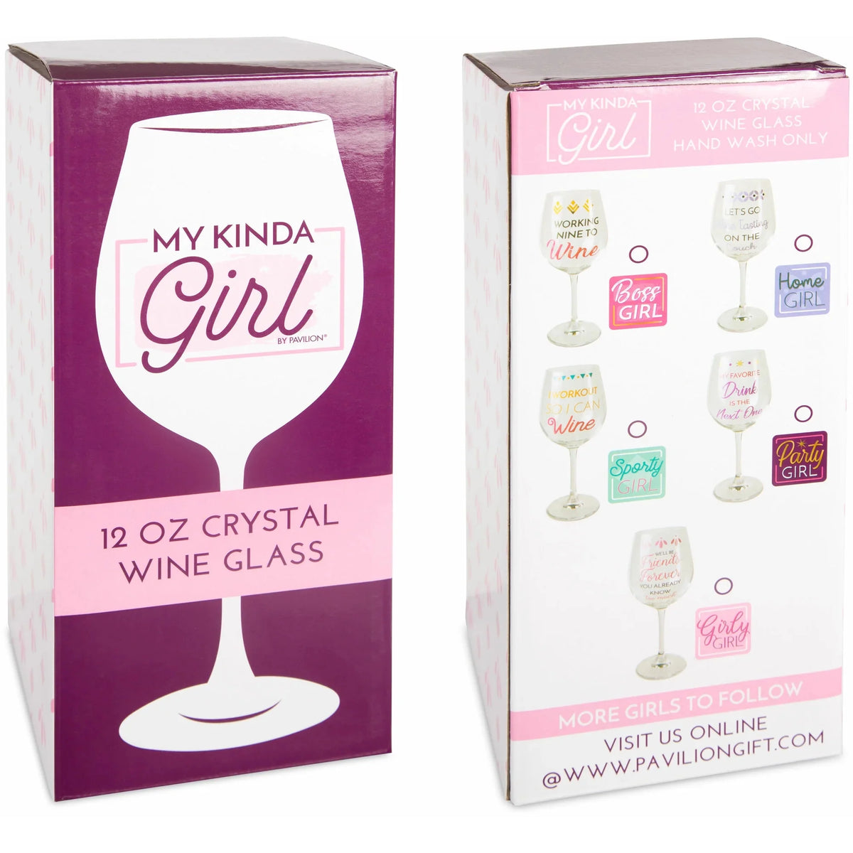 12 oz Crystal Wine Glass W60257