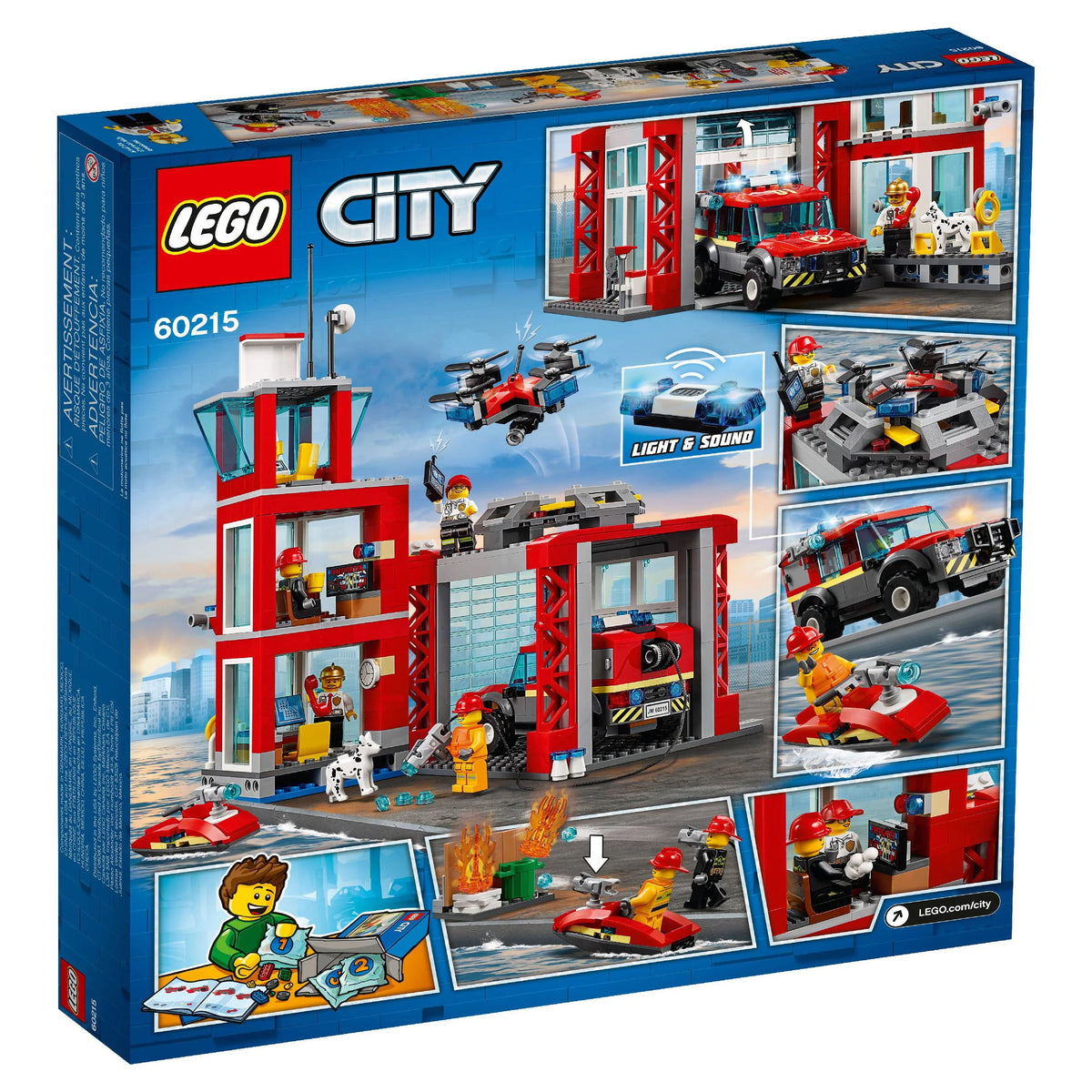 Fire Station Building Set 509 Pieces F410