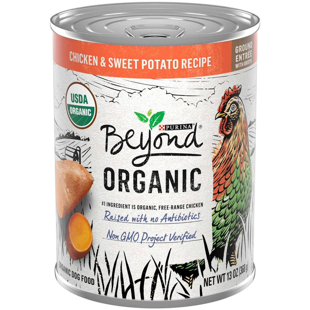Organic Chicken Recipe Wet Dog Food E577