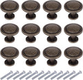 1-1/4 inch Matte Black 6 Pack Drawer Knobs O4910