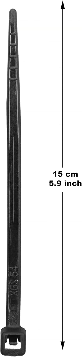 105 Pack Black Magnetic Cable Zip Tie Mounts with Neodymium Magnets T41479