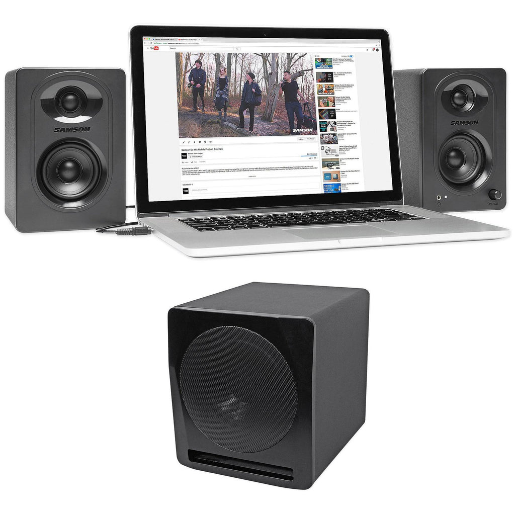 Powered Studio Monitors Speakers with Subwoofer X368931