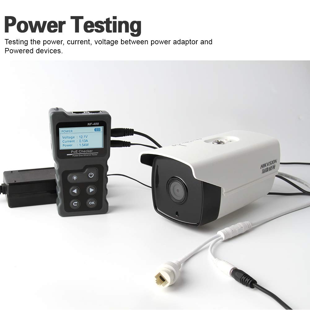 RJ45 Ethernet Tester, POE Cable Tester, Pack of 2 Y167