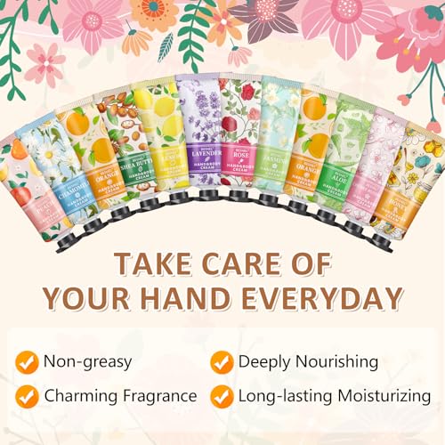 24 Pack Mini Moisturizing Hand Cream Travel Size Q76380