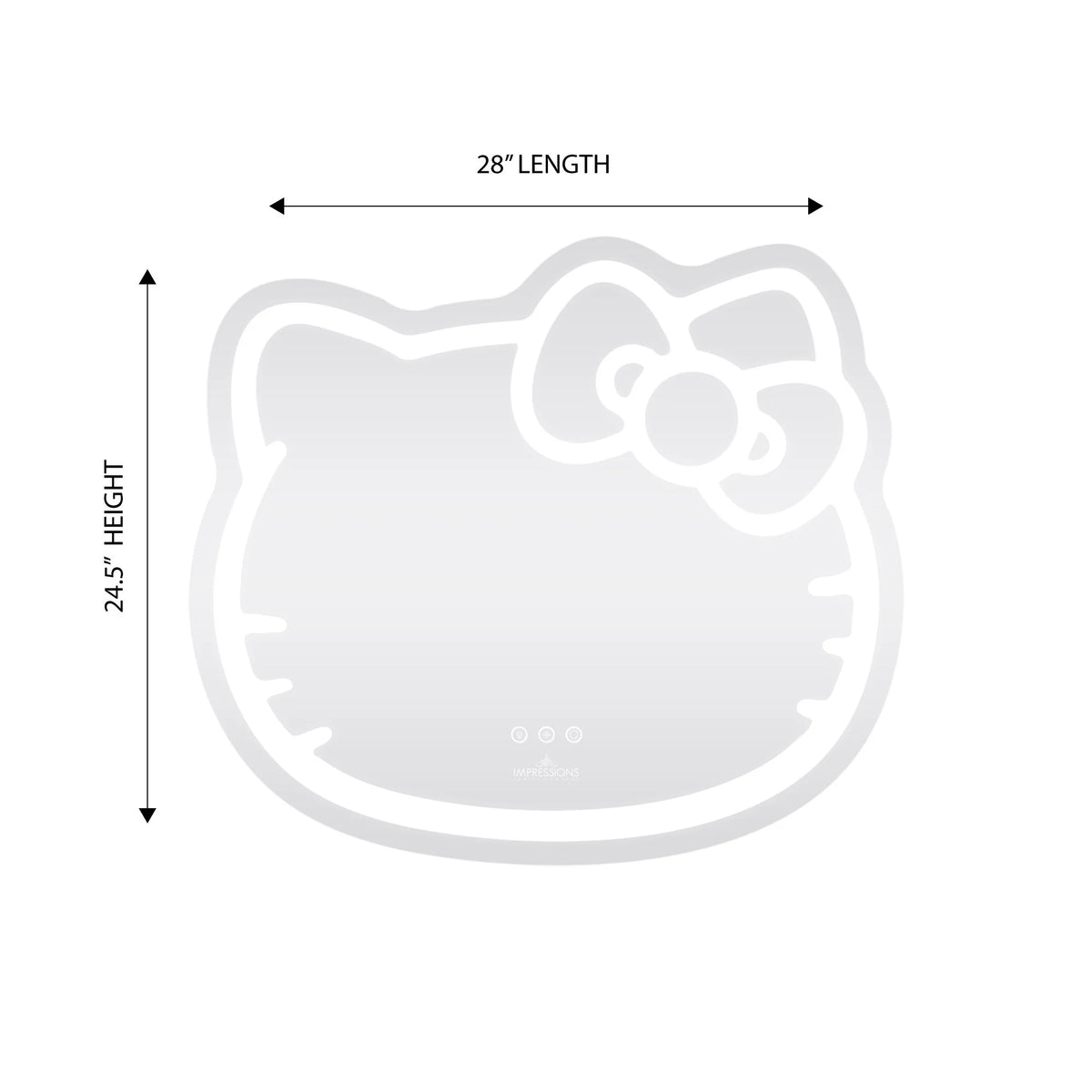 LED Makeup Mirror with Touch Sensor J944650