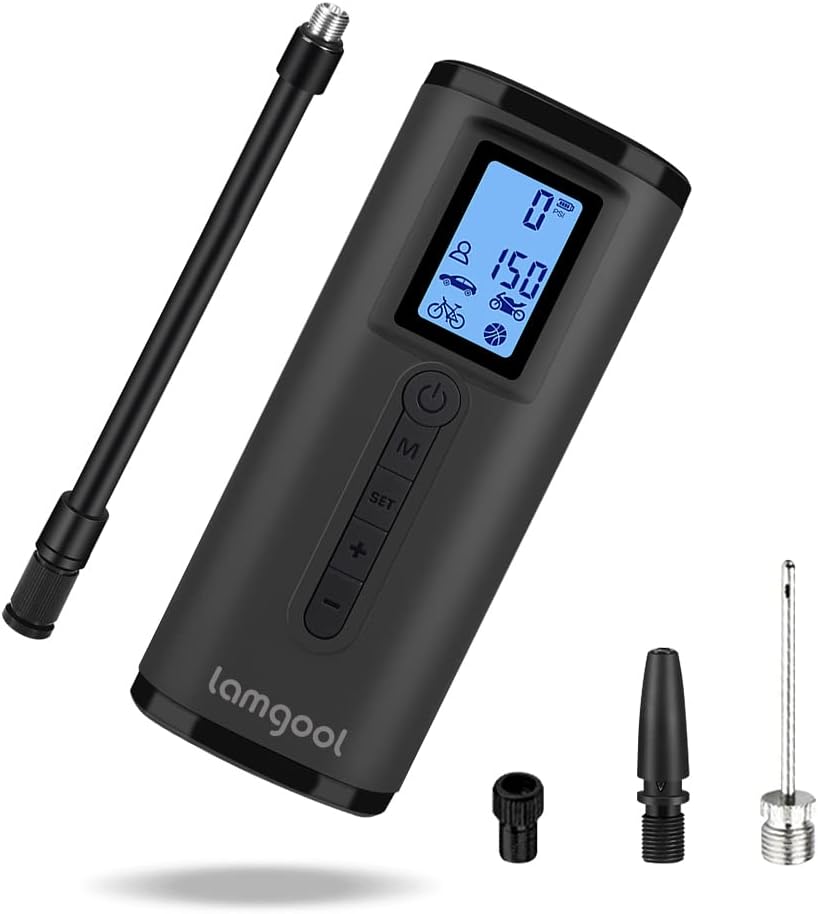 150 PSI Portable Tire Inflator Air Compressor with Digital Pressure Gauge LED Light U11080