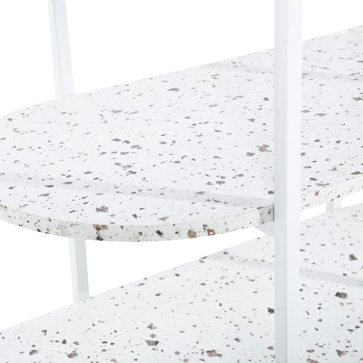 4-Tier Marble White Storage Shelf O1910