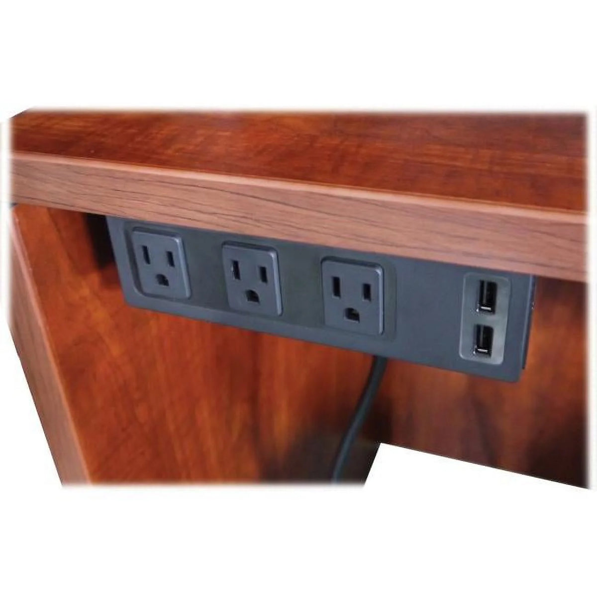 Black Plastic AC Power Outlet S336