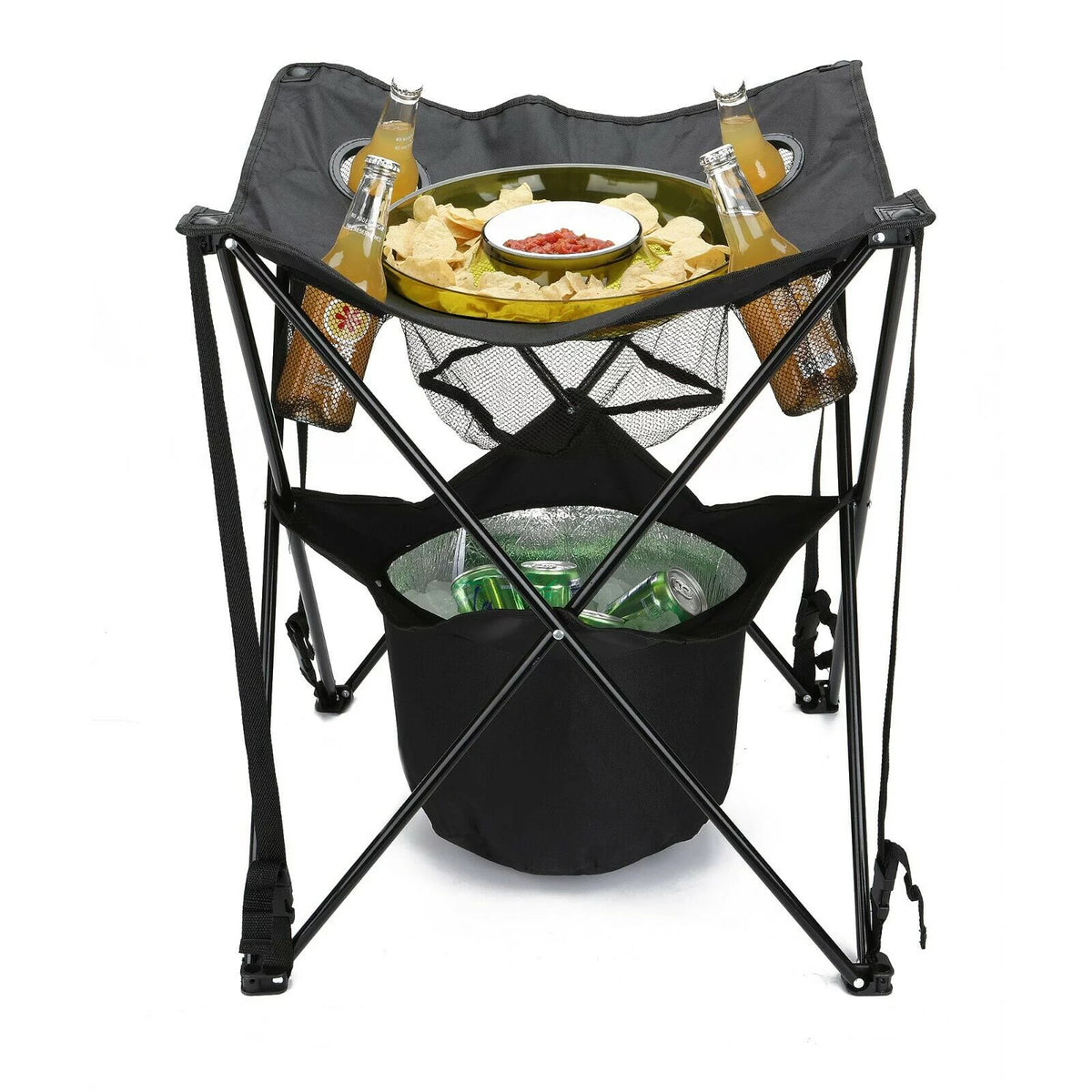 Portable Camping Side Table Folding with Carry Case D931232