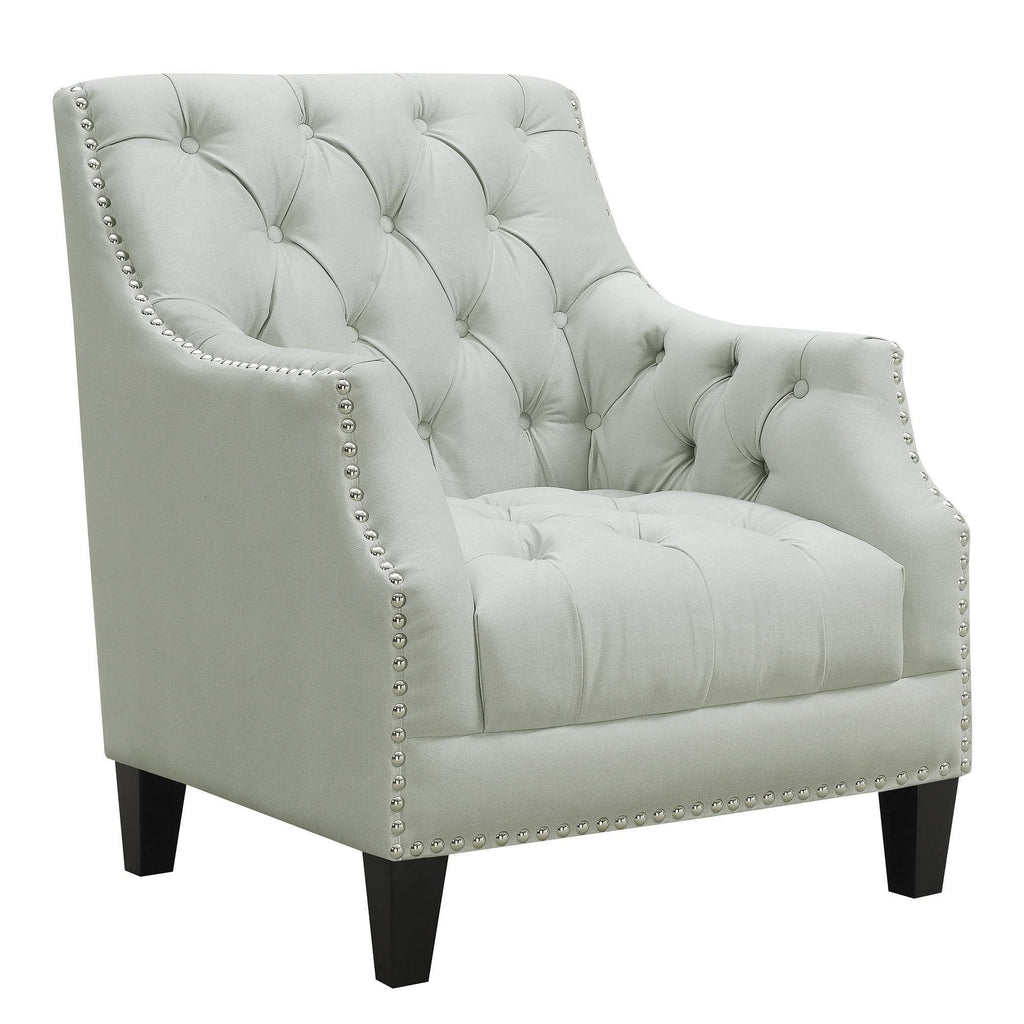 Button Tufted Accent Chair L6797