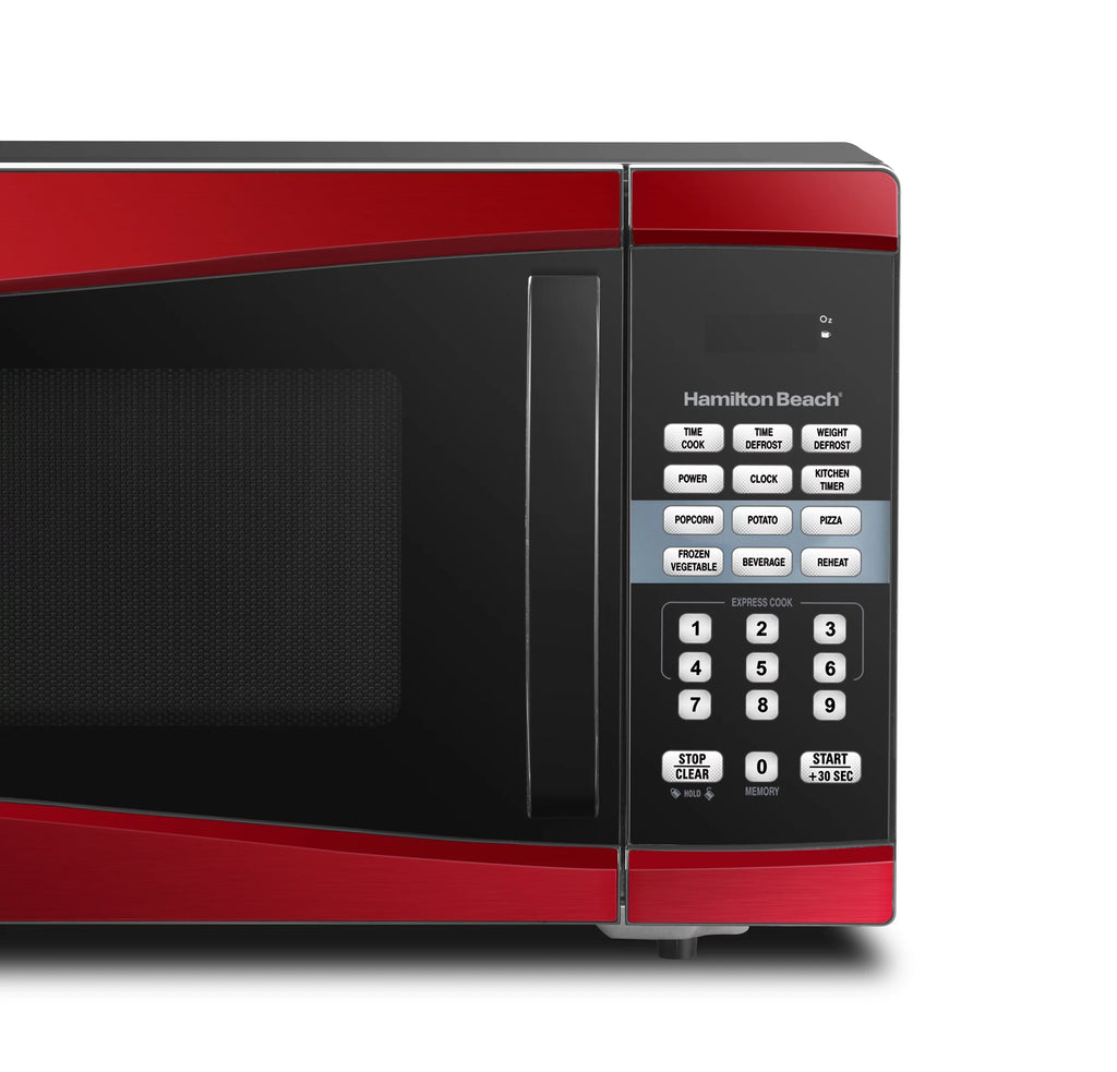 0.9 Cu. ft. 900W Red Microwave Oven N313286